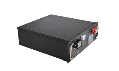 China Stacking battery 48V 96V 50AH 100AH 200AH lithium iron phosphate lifepo4 battery Cabinet server rack mounted for Because-cabinet high voltage type 5KWH for sale