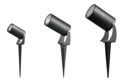 China Garden LED Spike Lights Multi Size LED Outdoor Garage Light Fixtures IP65 Rated for sale
