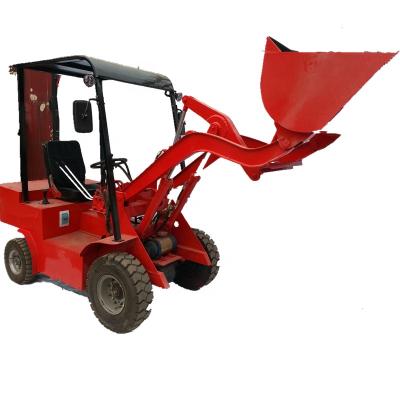 China Construction works mini tractors with electric front end loader wheel loader for sale