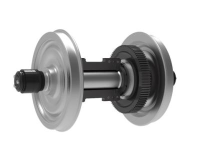 China Railway Wheelset With Power U20 Locomotive Wheelset Railroad Loco Wheel Axle Assembly for sale