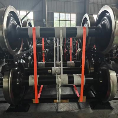 China 840mm Railway Wheel Set For Wagons 22.9T/25T Axle Load Wagon Wheelset for sale
