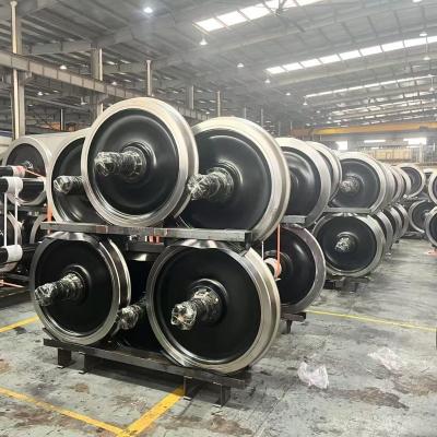 China 1000mm Railway Wheel Set For Wagons 22.9T Axle Load Wagon Wheelset for sale