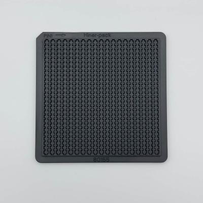 China Black Bare Die Tray Warpage Within 0.3mm For Chip Storage And Packing for sale