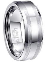 Китай Polished Tungsten Steel Carbide Wedding Engagement Rings for Men Fashion Jewelry продается