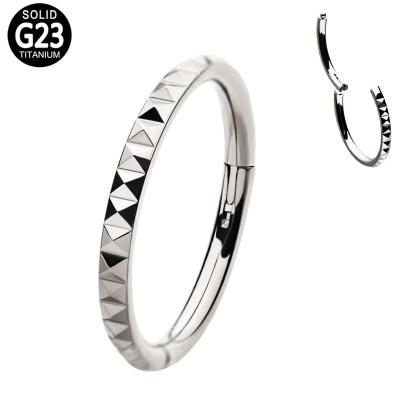 China G23 Titânio Aço Diamante Brincos de Cúpula com Esmalte Negro e Hipoalergênico à venda
