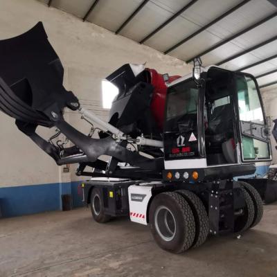 China Construction works LUZUN 3.5 CBM Concrete Mixer / construction machinery machine price self loadi / concrete mixer for sale