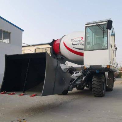 China Construction works GOOD QUALITY 4.0CBM Self Loading Model LZ4000 Heavy Duty Concrete Mixer for sale