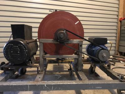 China Mining Machine Or Truck Replacement Part Flywheel Casting Iron Black Plain Color for sale