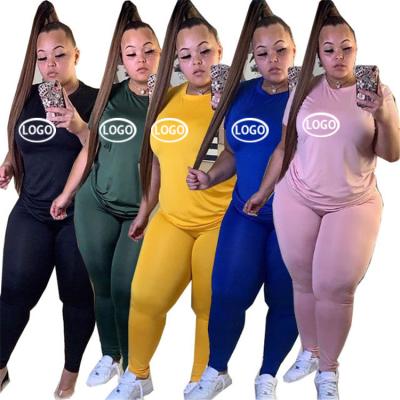 China Customized LOGO Anti-Static Plus Size Women Clothing Summer Dress Woman Tops 2 Piece Set Fashionable Women Fall Squares SC0207 Wholesale for sale
