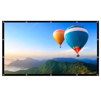 China Good Single Price 200inch Mega 16:9 Mobile Projector Screen For Outdoor Meeting Education for sale