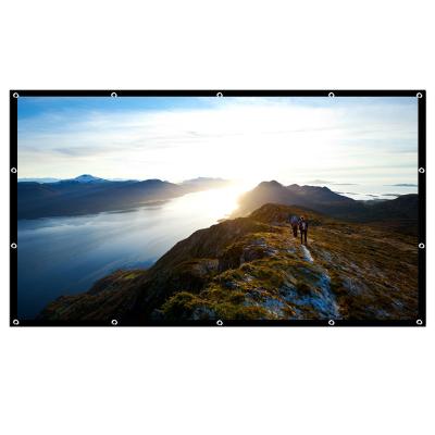 China Mega Simple Bestseller 16:9 250inch Mobile Projector Screen For Outdoor Picnic for sale