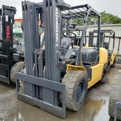 China Construction works 5 Ton Loader Used Forklift Komatsu FD50 5 Ton Automatic Diesel Forklift Truck For Sale for sale