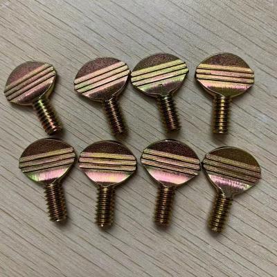 Cina Produttore Customized Acciaio inossidabile Man Stringing Spade Testa piatta Racket Pollice vite in vendita
