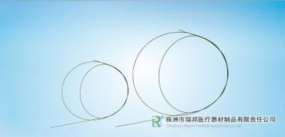 Cina Inserzione facile del Guidewire dell'acciaio inossidabile PTFE di punta diritta rivestita di verde in vendita