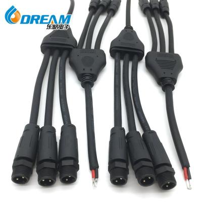 China Y-Cable Y Series Connector HARNESS EXTENSION CABLE DIY Male Female Electrical Connector for sale