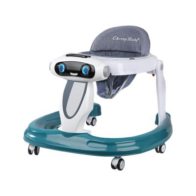 China Eco-friendly Material Waystarbaby The new listing 4 in 1 baby walker plastic mold strollers walkers swivel wheels adjustable speed baby walker for sale