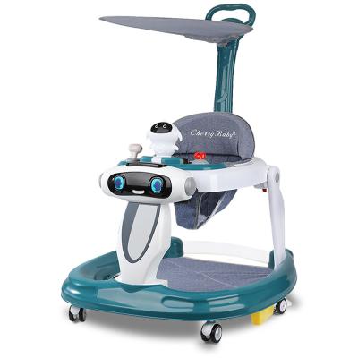 China Eco-friendly Material Waystarbaby The new listing 3 in 1 baby walker plastic mold strollers walkers swivel wheels adjustable speed baby walker for sale