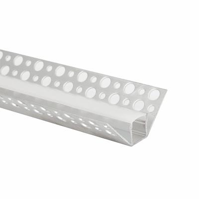 China Heat Resistance Profile Recessed Bracket Led Profile For Drywall Recessed Corner Led Aluminum Led Strip Or PCB Heat Resistance Square Anodized for sale