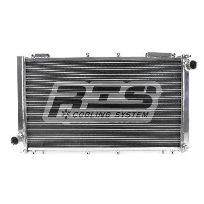 China Aluminum Alloy Radiator Speed Up Heat Dissipation For Impreza GC8 WRX 1998year 2Row 670*398*40mm 2Row for sale