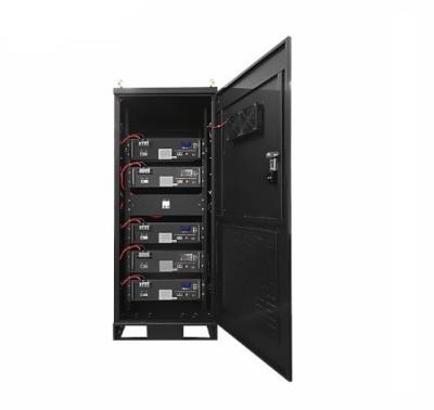 Κίνα 51.2V 5000Ah LiFePo4 Rack Mounted Lithium Battery Τύπος μεταλλικού ντουλαπιού προς πώληση