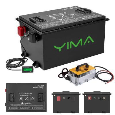 China 36ah 80ah 48 Volt Lithium Golfkarren Batterien lange Lebensdauer zu verkaufen