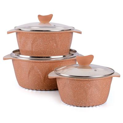 China sustainable Aluminum Cookware Set Excellent Thermal Conductivity for sale