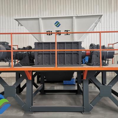 China Building Material Shops Computer Cardboard Battery Dual Axis Shredder Machine For Sale With Low Price for sale