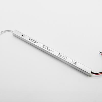 China High Efficiency Factory Price Power Supply 12v 5a 60w Ultra Thin Thin Led Driver For Led Strip Lights Ultrathin Advertising Ignition Box for sale
