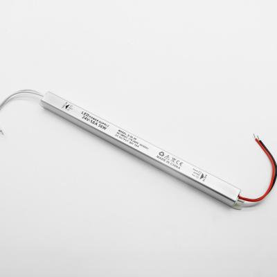 China Small size DC24V 36W 1.5A LED high efficiency ultra slim changeover power supply for dreamy color LED strip lights, garden lighting, dance lighting for sale