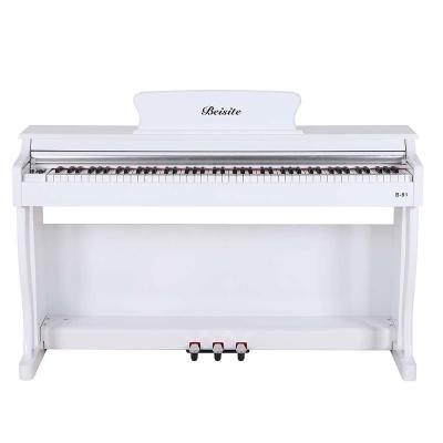 China Multifunction 91 digital piano hammer action keyboard piano MIDI 88 key piano for sale