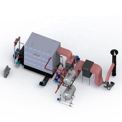 China Horizontal Chain Grate Type Rice Husk Coal Biomass Oil Boiler for sale