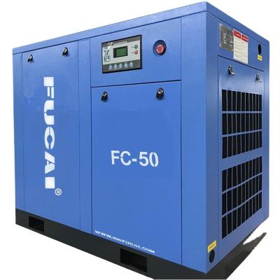China Lubricated Durable FUCAI Industry 50hp 16 Bar Screw Air Compressor for sale