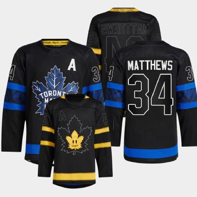 China Shirts & Tops Mens S-3XL Toronto Custom Ice Hockey Wears Jersey Maple Leaves Classic Stitched William Nylander Auston Matthews Jersey for sale