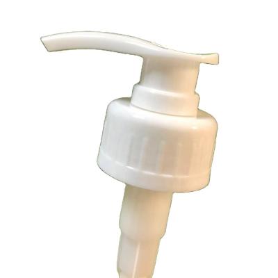 China No Spill Dispenser 38 400 White Bottle 5cc Plastic Lotion Pump Shampoo Bottle Plastic Pump for sale