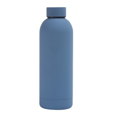 China 500ml Stainless Steel Drinking Bottles Metal Insulated Macaron Color Rubber Painting For Outdoor Adventures for sale