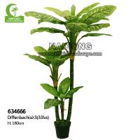 China Künstlicher Bonsai-Baum-wirkliche Note künstliches Diffenbachia Diy zu verkaufen