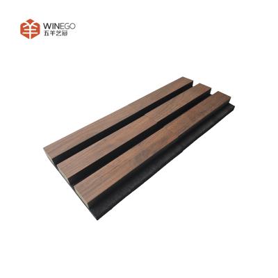 China Stylish Wood Slat Acoustic Panels for Modern Interior Design and Sound Control for sale