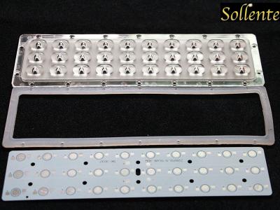 中国 非対称的なレンズLEDの街灯の部品、タイプ3 MCPCB LEDの照明モジュール 販売のため