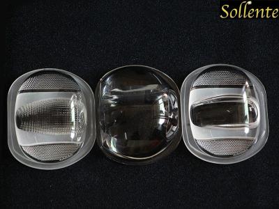 中国 ガラス穂軸の街灯100W LEDレンズの反射器107MMの135x65程度 販売のため