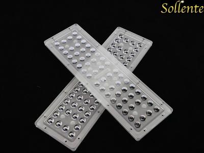 中国 56W SMD 3030 LEDのための光学非対称的なLEDレンズの配列の街灯 販売のため