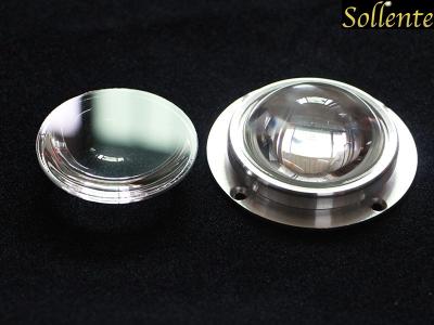 中国 Plano防水凸LEDガラス レンズ90度洪水ライトのための67のMM 販売のため