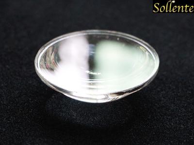 中国 LEDの点ライトのための67mm DiaのゆとりのPlano凸LEDのガラス レンズ 販売のため