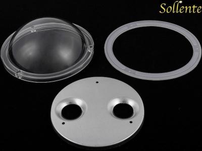 中国 142mmはLED 50W LEDの洪水ライトのための高い湾ライト レンズ・カバーを曇らしました 販売のため