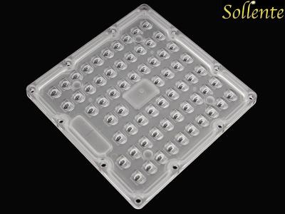 中国 街灯50ワットののための正方形によって導かれるレンズの配列64 LED SMD 3030 DC24Vの 販売のため