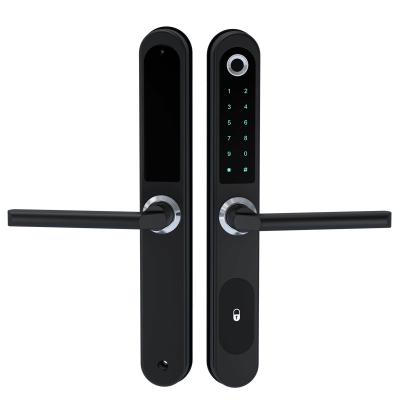 China Cheap Smart Biometric Apartments Home Office Hotel Lock Fingerprint Door Lock Padlock For Backpack Black Gold OEM Battery Time Waterproof Silver Weight for sale