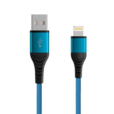 China Mobile Phone MFI Certified Llghtning Synchronization And Charging Super Soft Silicon Cable for sale