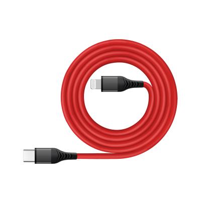 China Mobile Phone MFI Certified Lightning Sync And Super Soft Silicon Charging Cable for sale