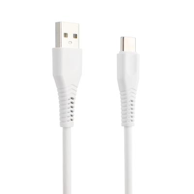 China Type C V2.0 Sync And Super Soft Silicon Mobile Phone USB Charging Cable for sale