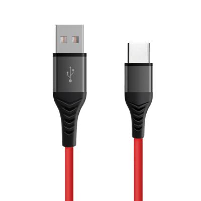 China Type C V2.0 Sync And Super Soft Silicon Mobile Phone USB Charging Cable for sale