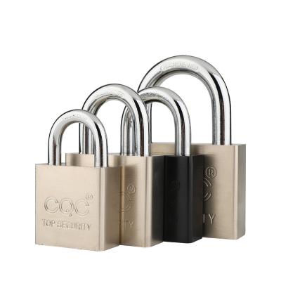 China Durable High Safety Nickel plating High security 60MM Square Atom Key copper cylinder iron padlock for sale